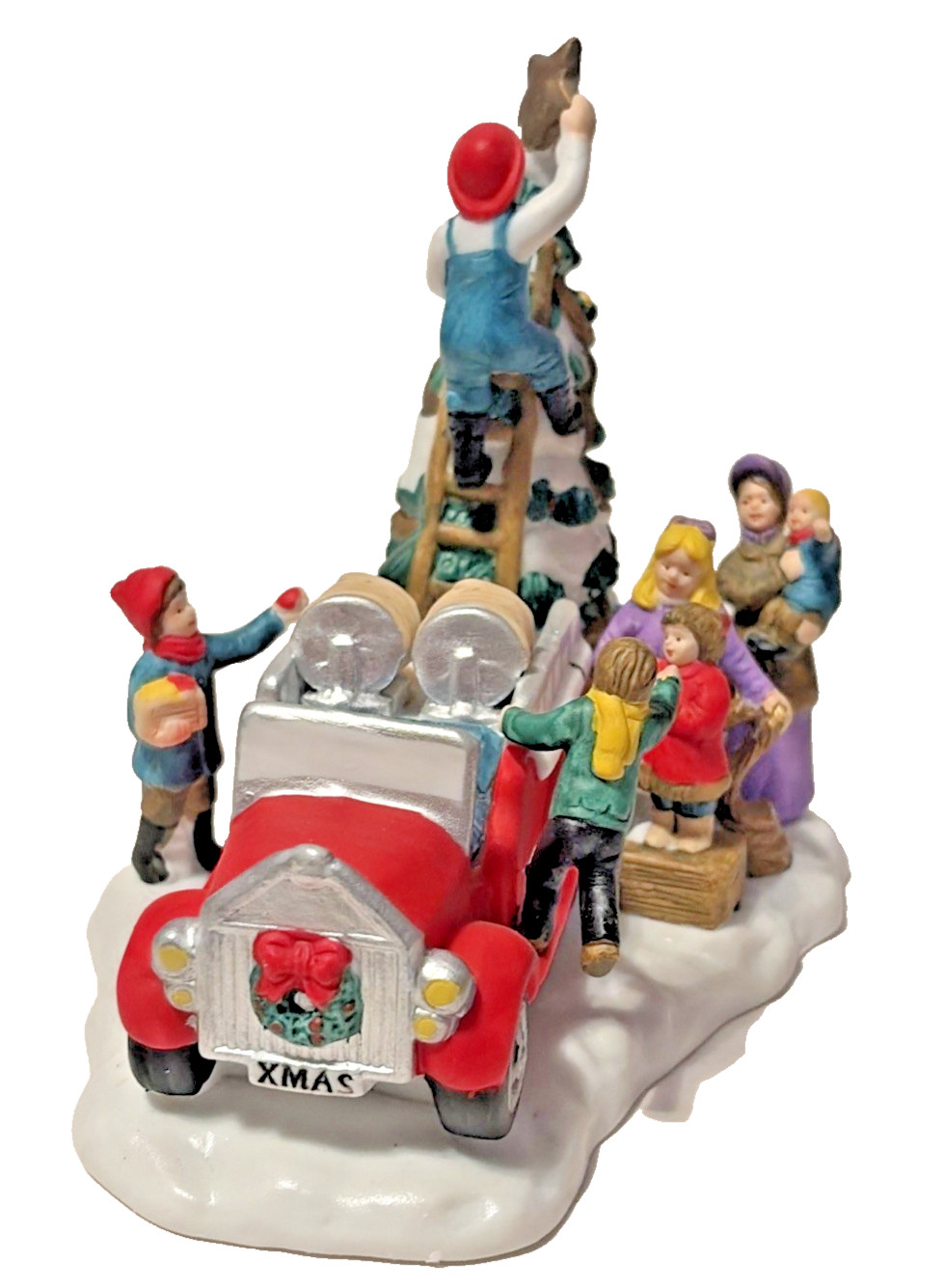 Victorian Village Collectibles Olde Towne Tree Decorating Fire Engine 98 Edition