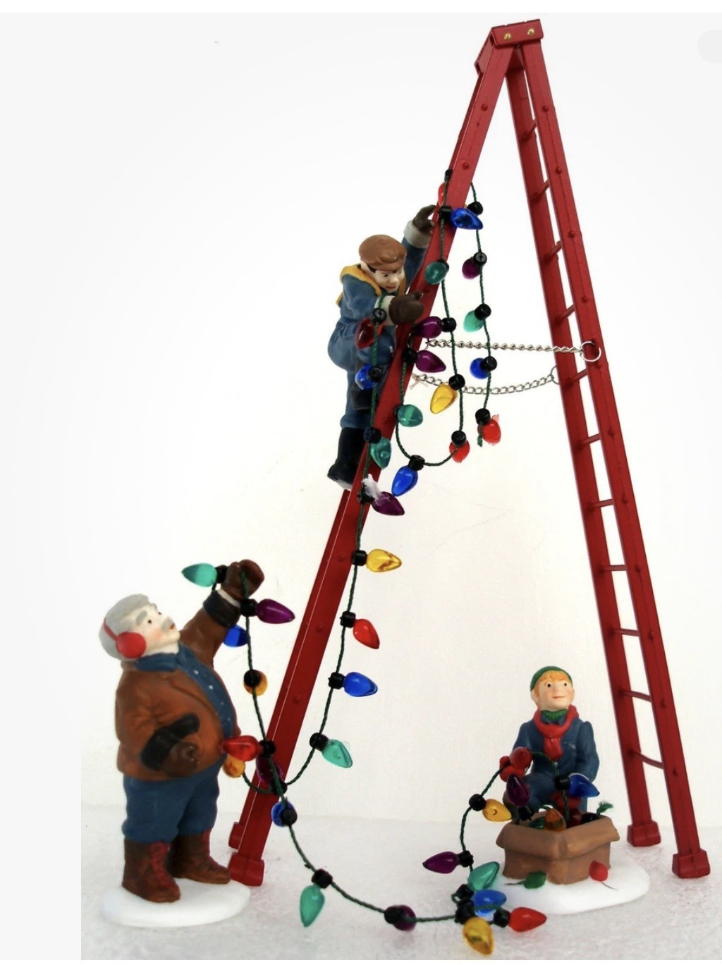 Dept. 56 Town Tree Trimmers Set/4 Retired 2001 Christmas in the City 55662 New