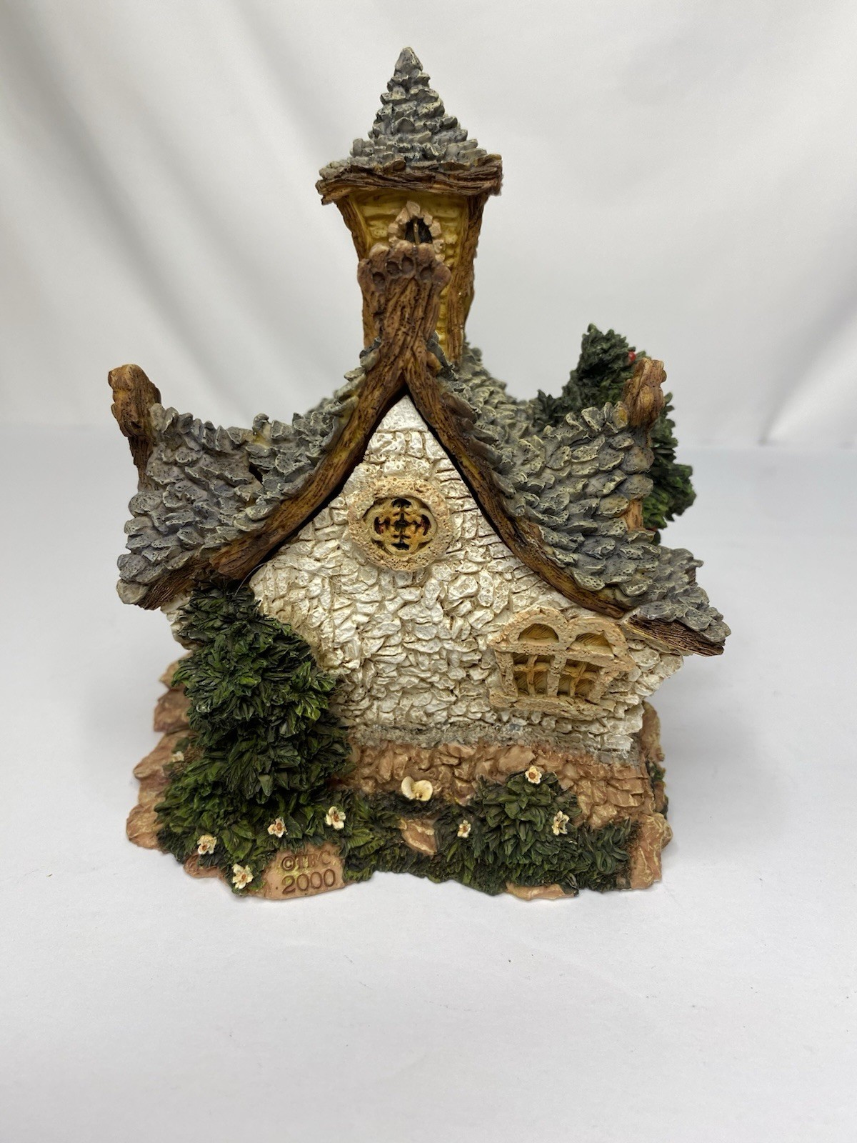 Boyds Bearly-Built Villages Chapel in the Woods 19003 Complete Box COA Bear 2000