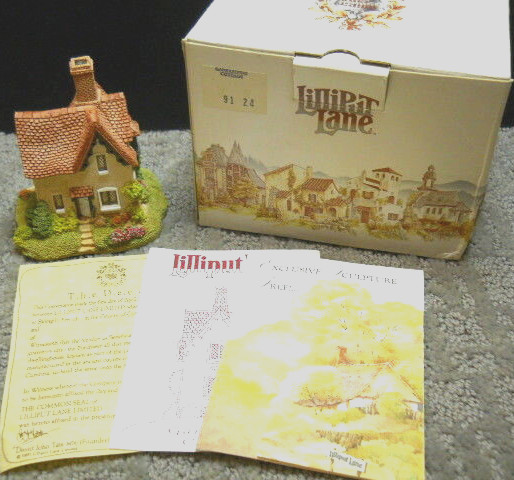 Lilliput Lane Gamekeepers Cottage Special Edition Sp Event #597 NIB & Deeds 1991