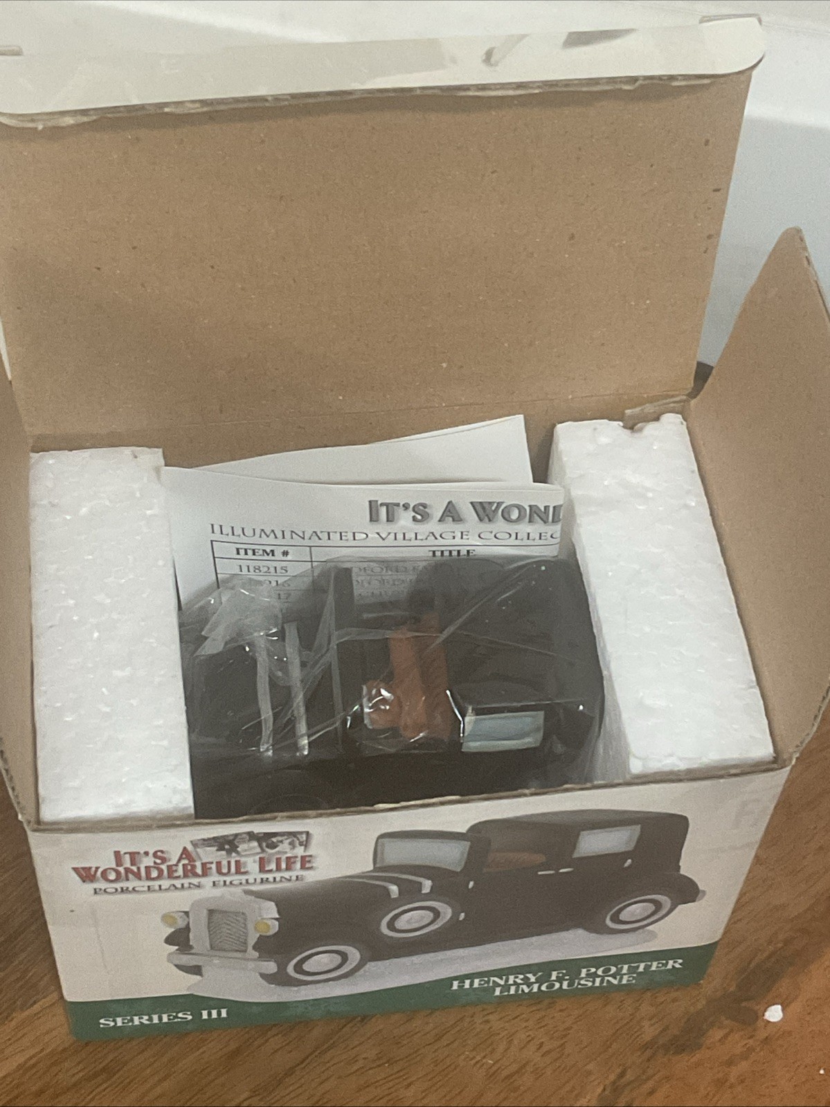 It’s A Wonderful Life Enesco 2004 HENRY F. POTTER Limousine Misprint RARE NIB