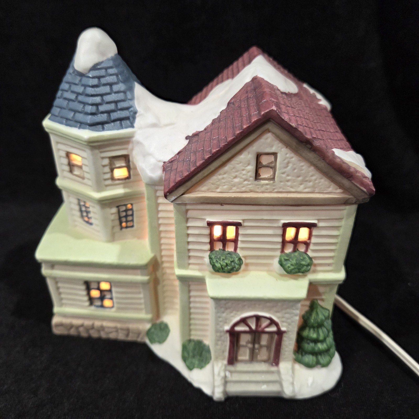 Vintage Kmart Trim A House Holiday Home Memories. White Porcelain House