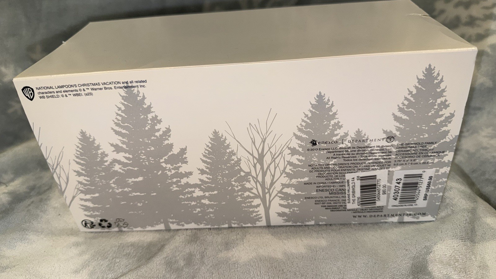 NIB DEPT 56 THE GRISWOLD FAMILY TREE & CLARK WITH SQUIRREL CHRISTMAS VACATION