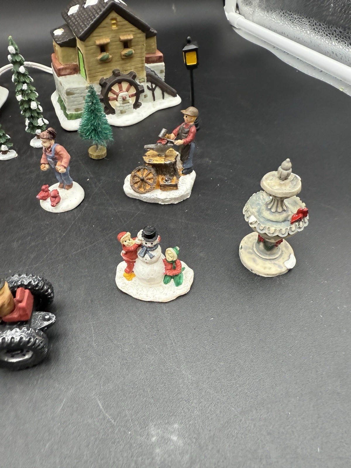 Vintage -Share The Joy -Farm Scene from Caldor Light up Church Barn Farmhouse +