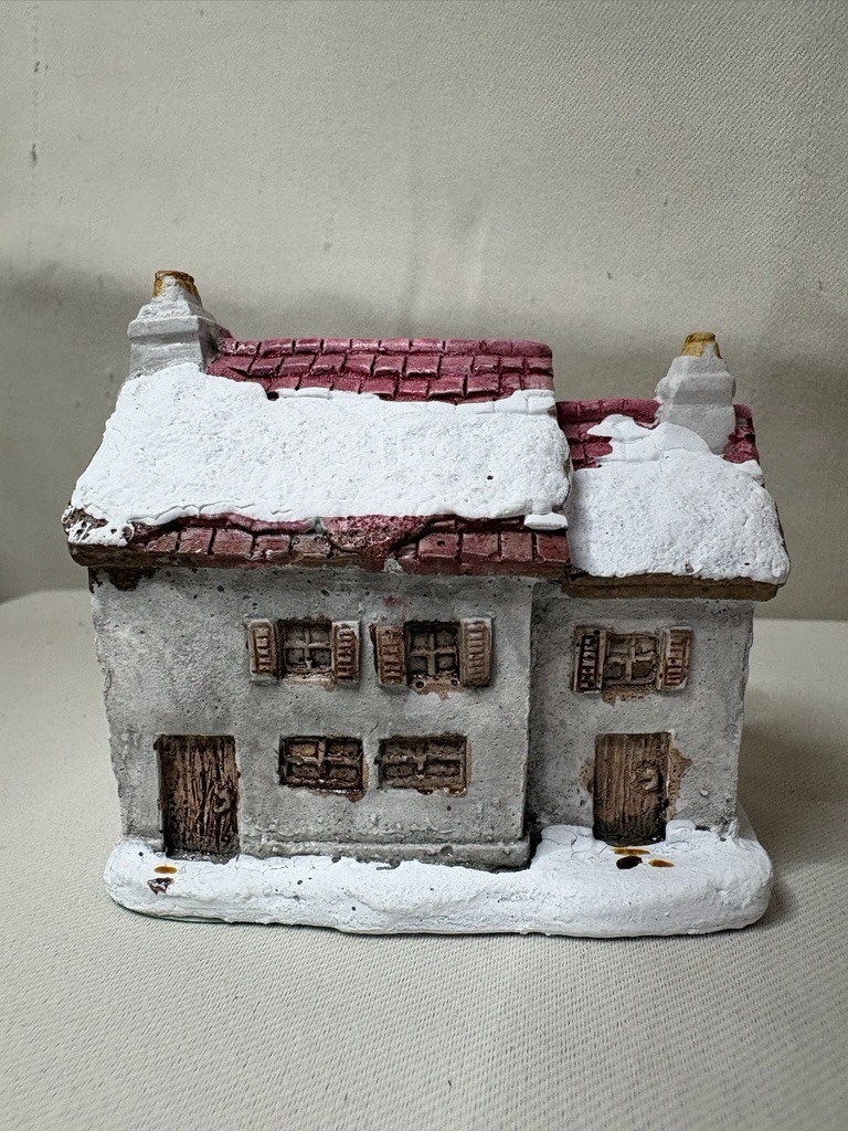 A Dickens Christmas Collec Butcher Shoppe Village House 1988 RSVP Cold Cast W326