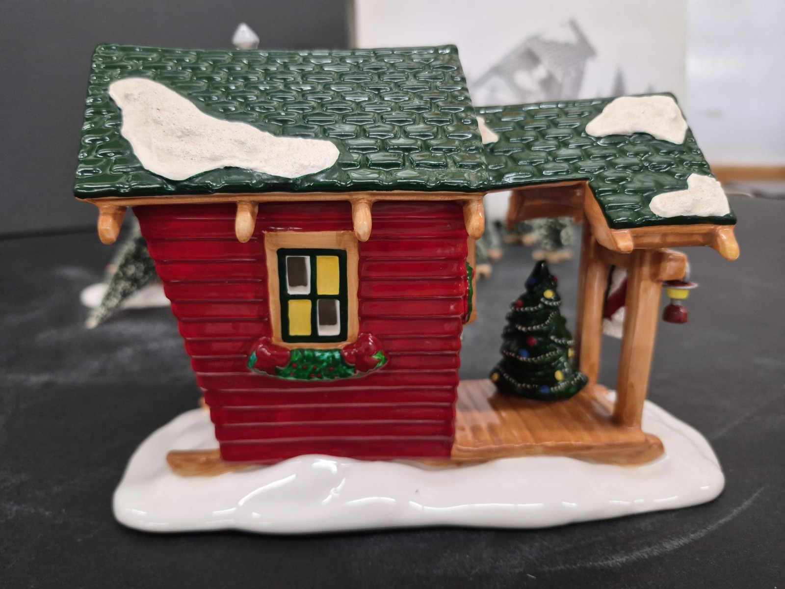 Dept 56 Snow Village Nick’s Tree Farm Set of 10 Lighted 1996 Nice! Tested Works
