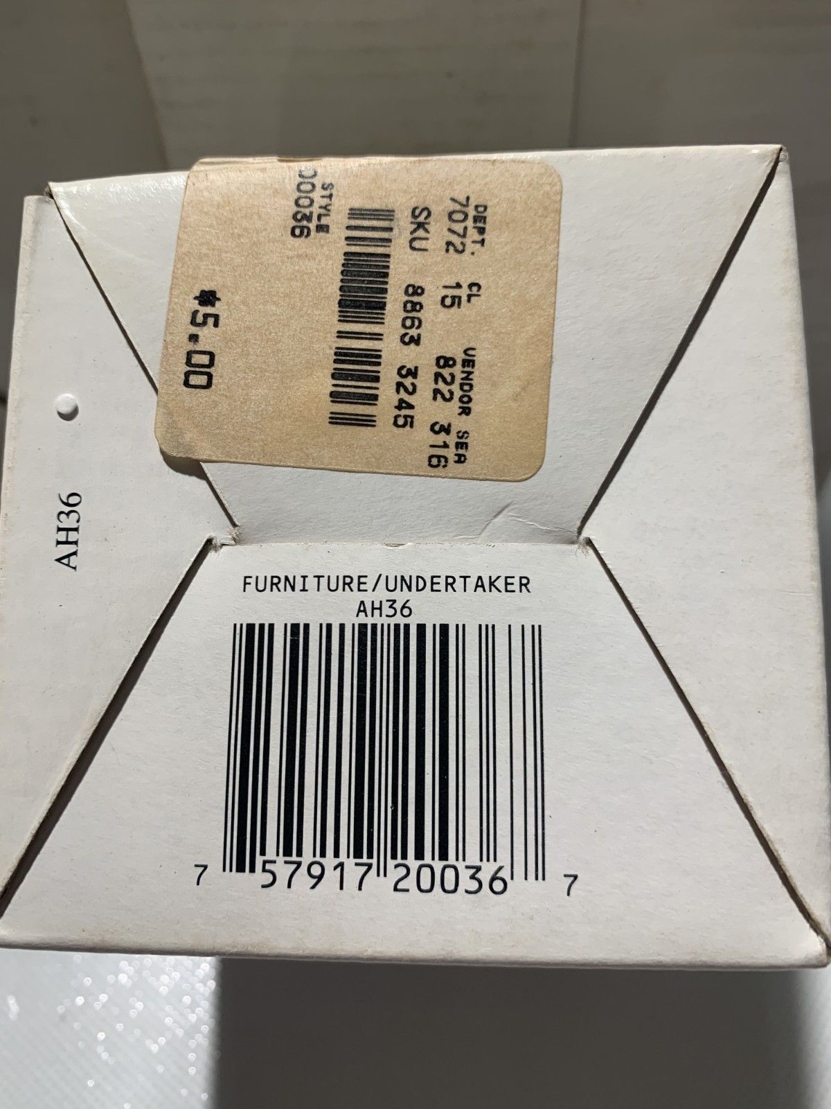 New Open Box Vintage Liberty Falls Cox’s Furniture & Undertakers AH38 1993