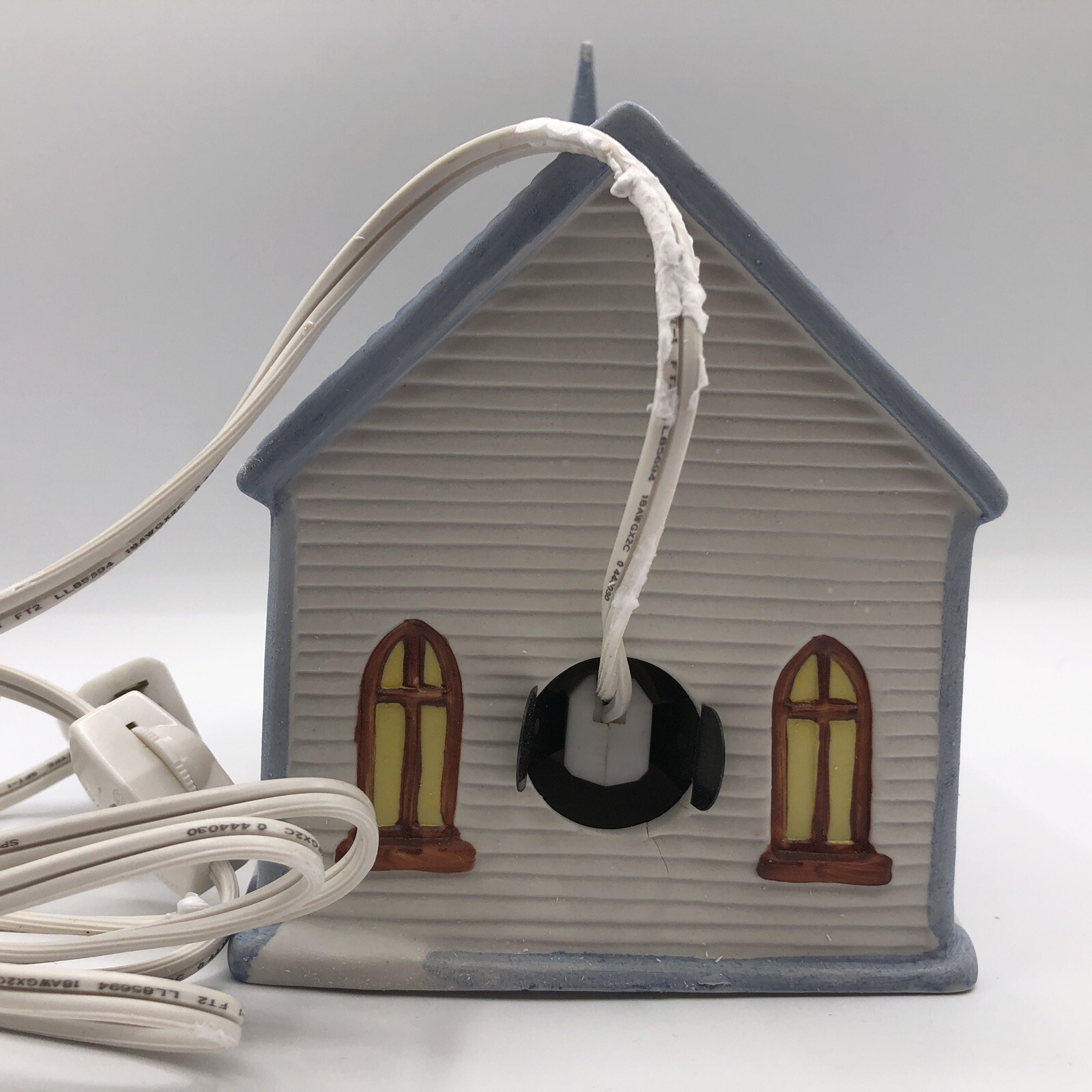 Americana Porcelain Collect Vintage Saint Paul’s Church Hand Painted Illuminated
