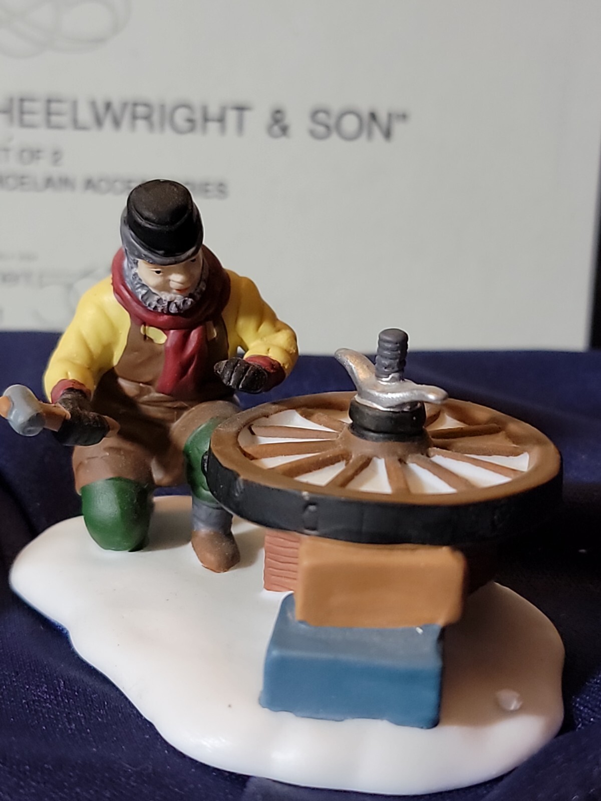 DEPT 56 Heritage Village Collection – C. BRADFORD WHEELWRIGHT & SON #5818-1 EUC