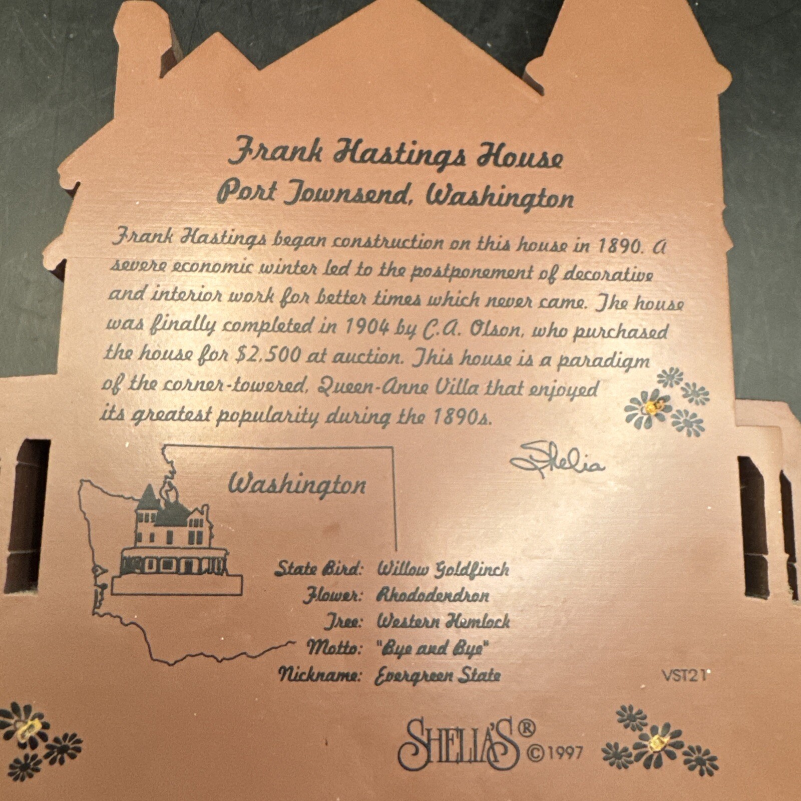 Shelia Shelf Sitters – Grand Victorian – Frank Hastings House ‘99, ‘97 Set Of 2