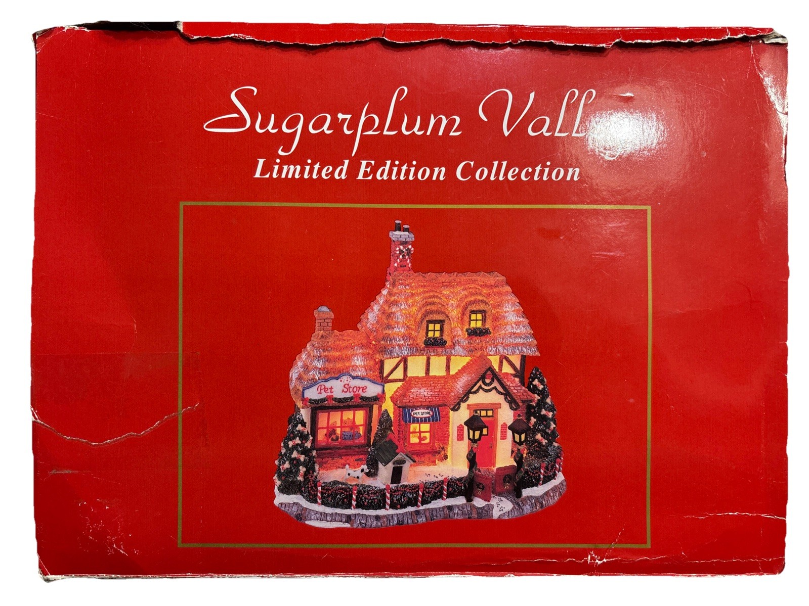 Sugarplum Valley O’Well Christmas 2005 Limited Edition Lighted Deluxe Pet Store