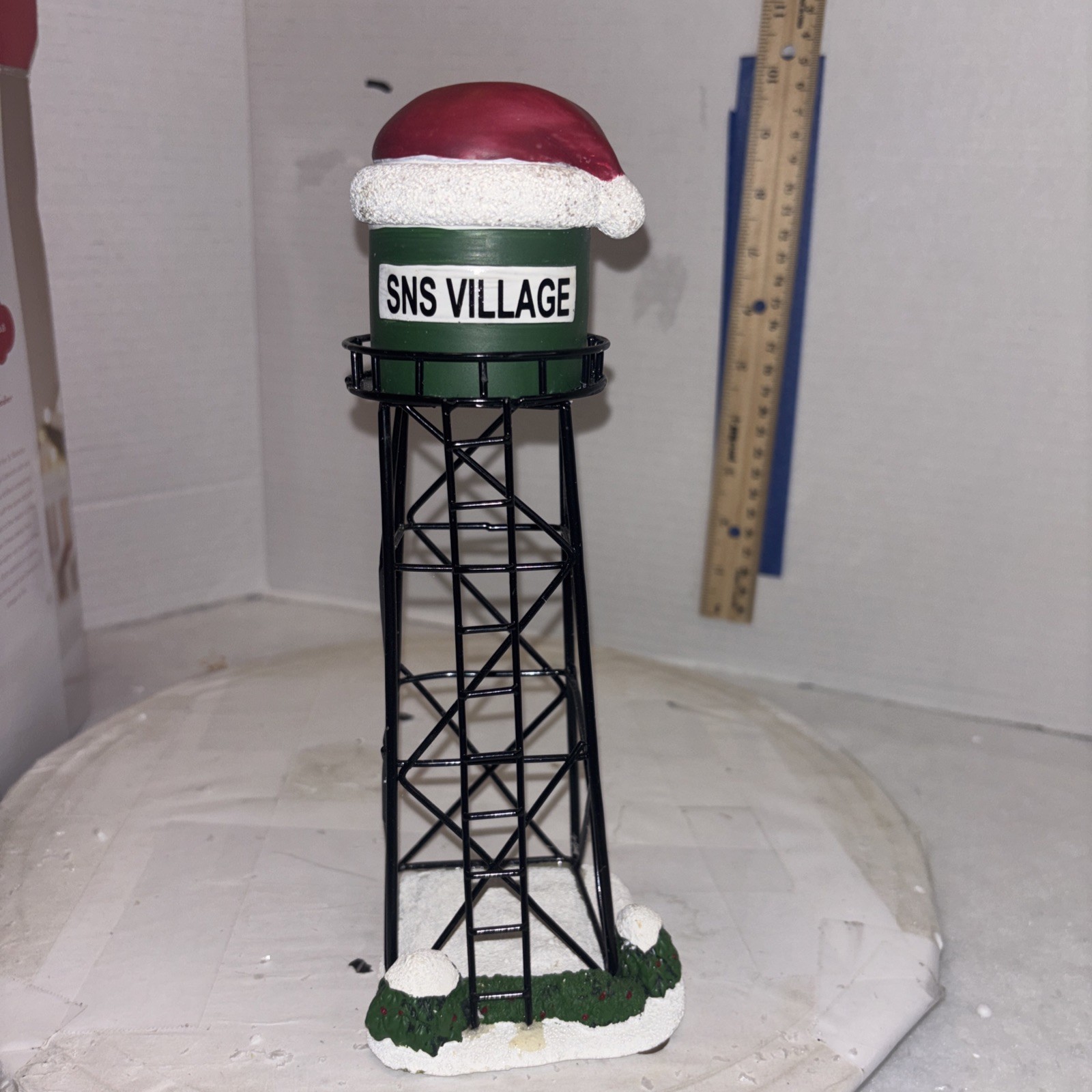 Water Tower St Nichols Square Village SNS Christmas Winter Village Collection