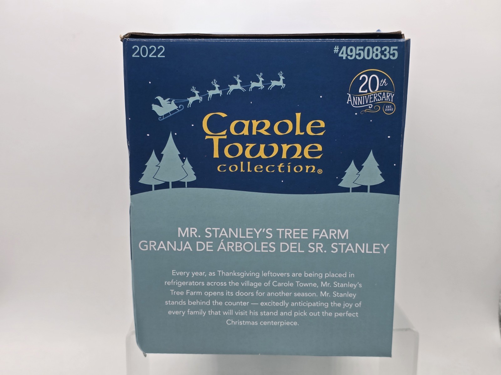 Carole Towne Collection Village Scene Mr. Stanley’s Tree Farm LED Lighted