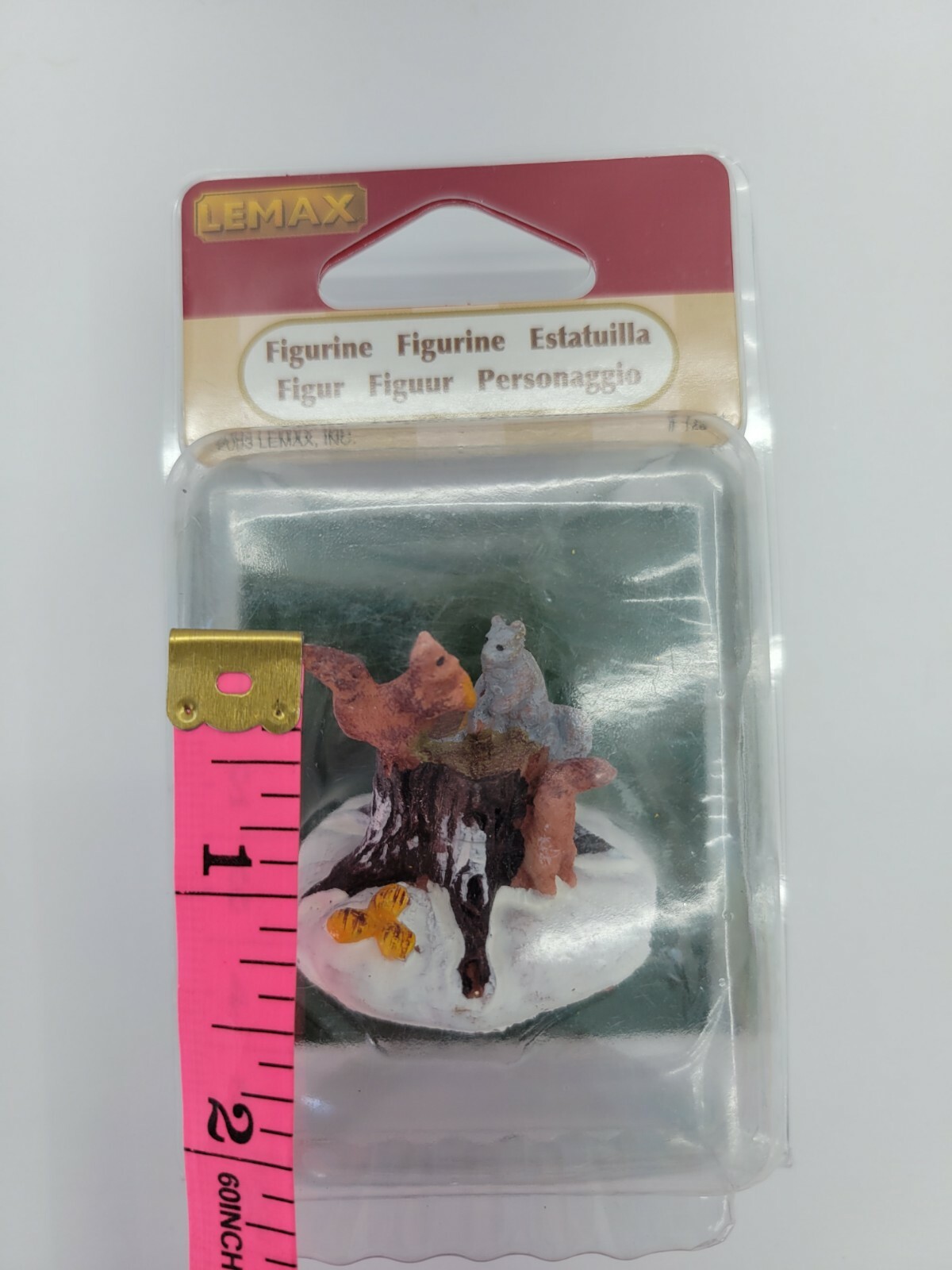 Lemax Christmas Village Chipmunks Tree Stump Figurines Holiday Display Train