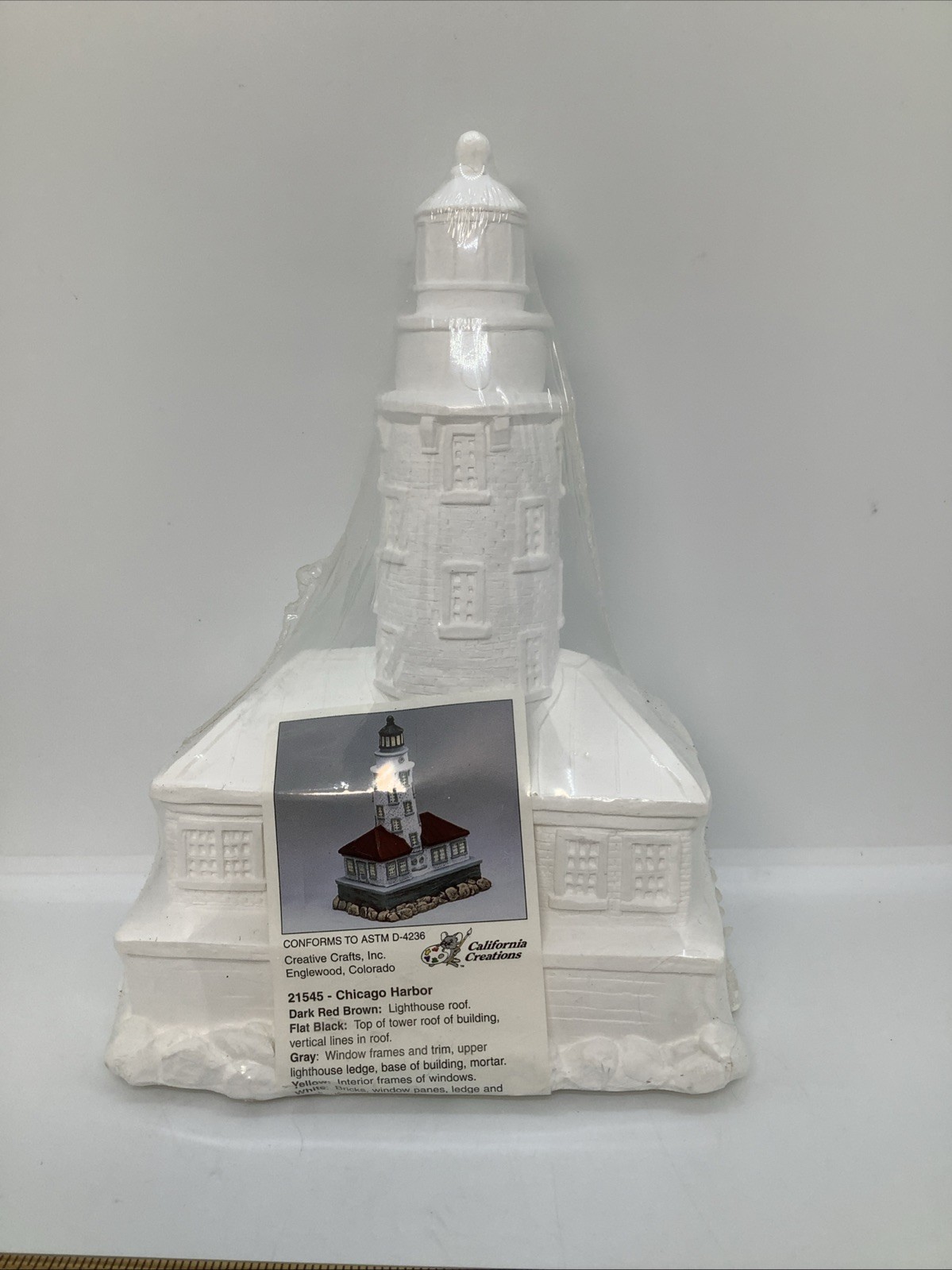 Creative Crafts California Creations 21545 Chicago Harbor Lighthouse