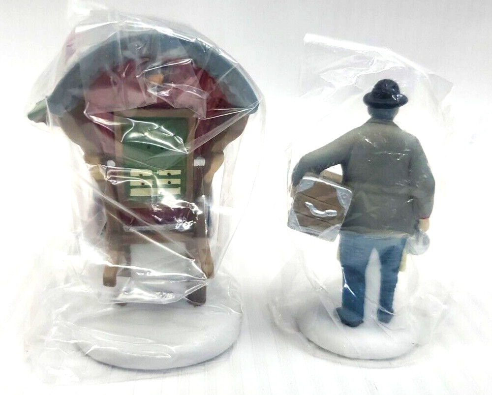 Dept 56 Heritage Village Collection #5646-4 “Town Tinker” Village Accessories
