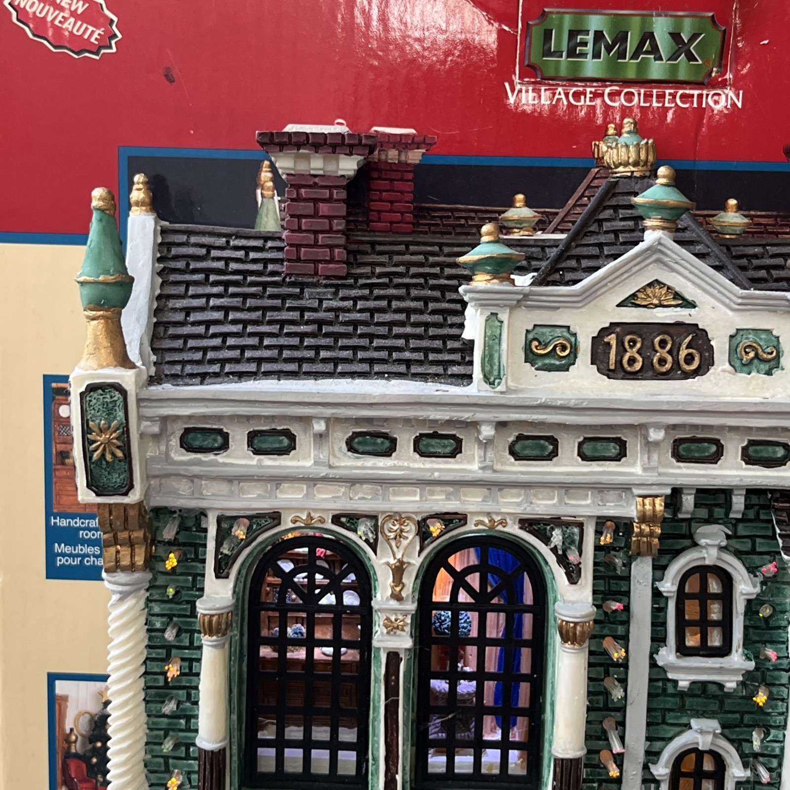 Lemax Village Collection #35842A Heritage Furniture Store Facade 2003