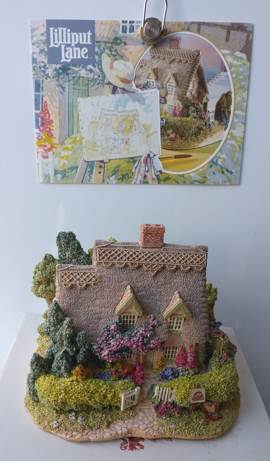 Lilliput Lane Snow Cotman Cottage 1993 Anniversary 4 1/2” Artist Signed