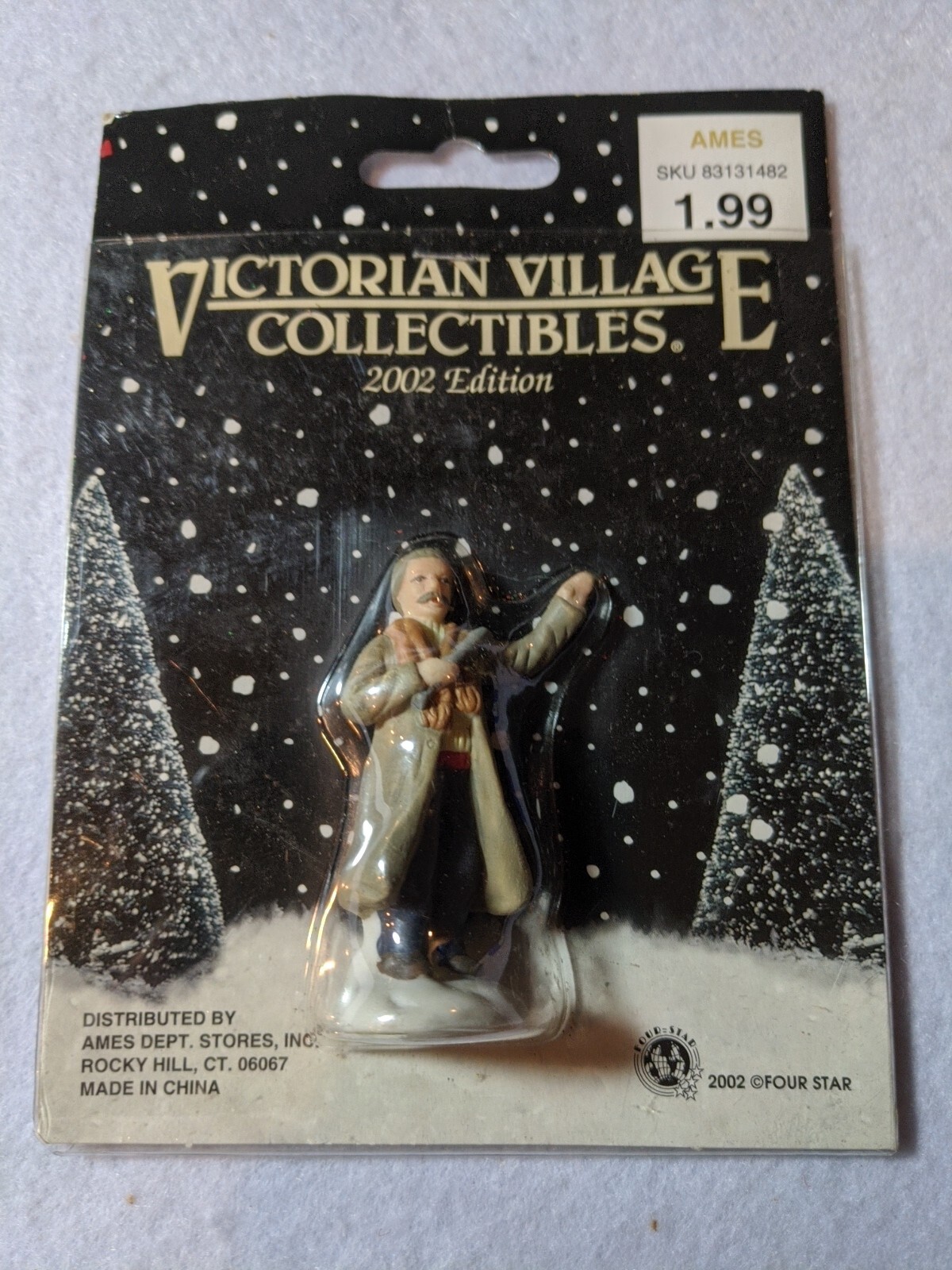 Victorian Village Collectibles Christmas 2002 Band Conductor Conducting NEW
