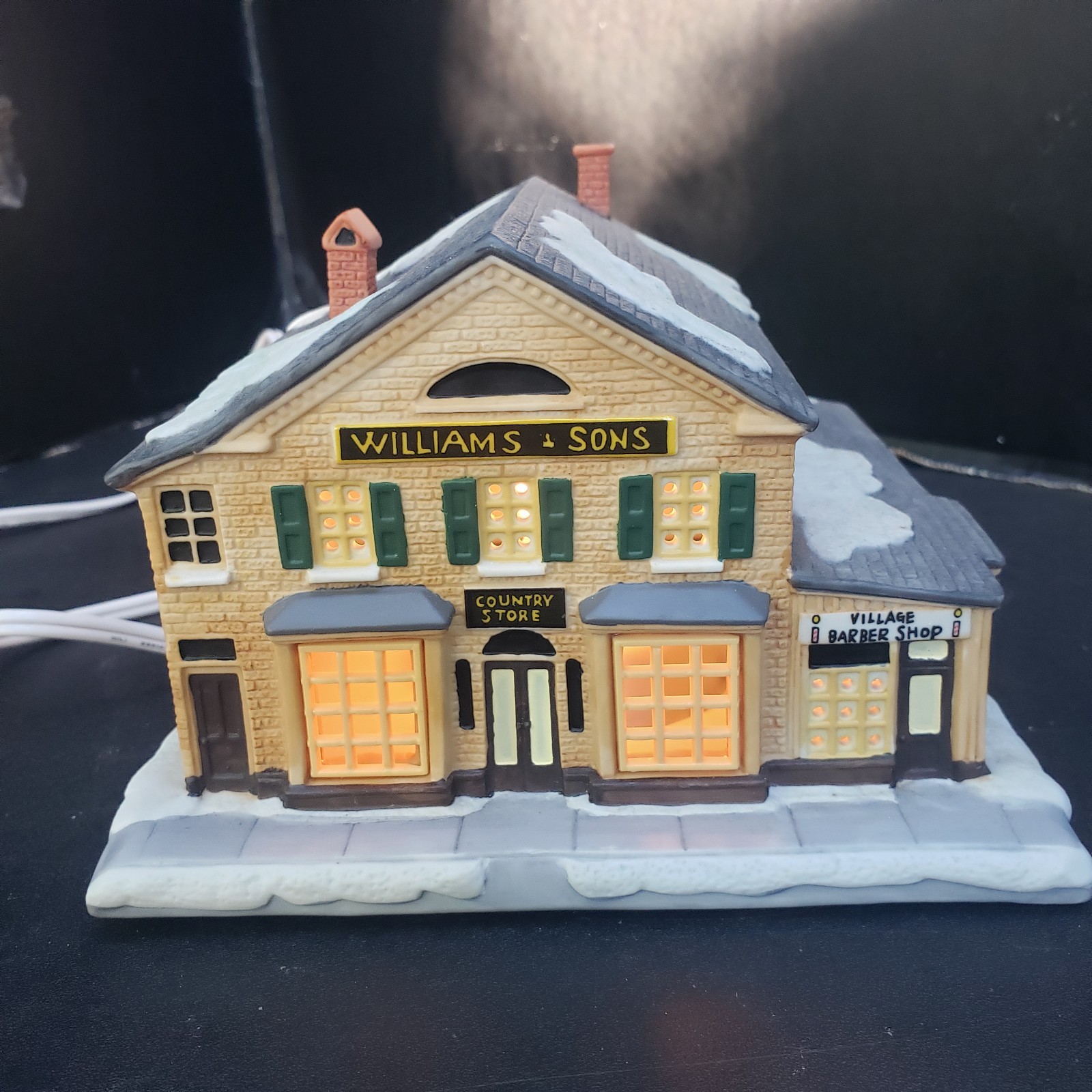 Hawthorne Village The Country Store COA Lighted