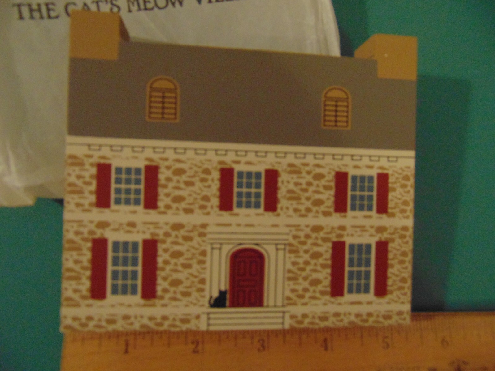FJ Designs Cat’s Meow Village 1992 Collector’s Club Edition – George Clymer Home