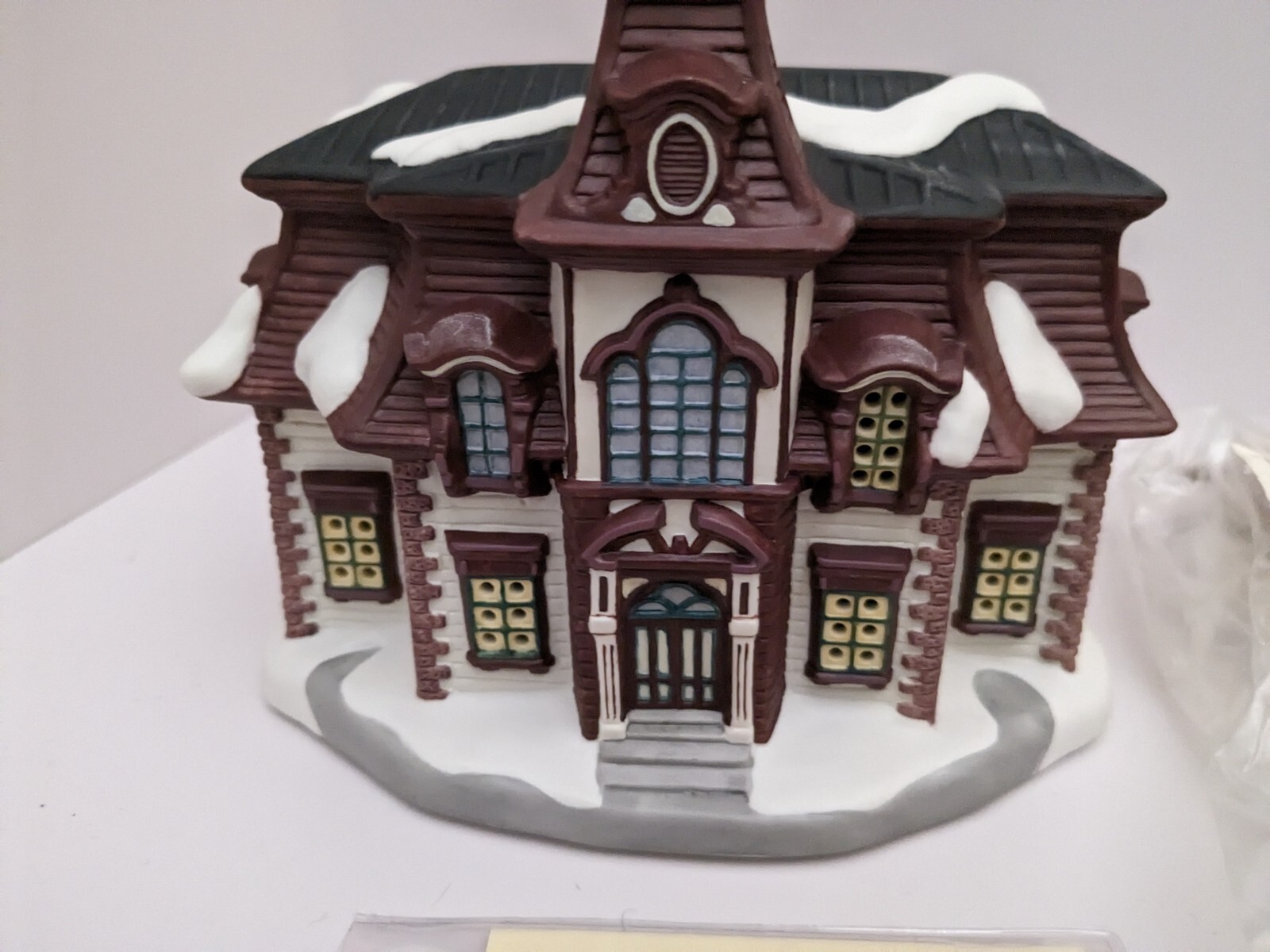 Vintage Hawthorne “Citizen’s Hall” Illuminated Christmas Sculpture #A1683 w/ COA
