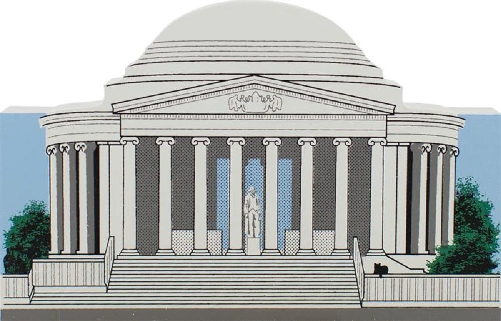 Cat’s Meow Village Keepsake Washington DC Thomas Jefferson Memorial #R909 NEW