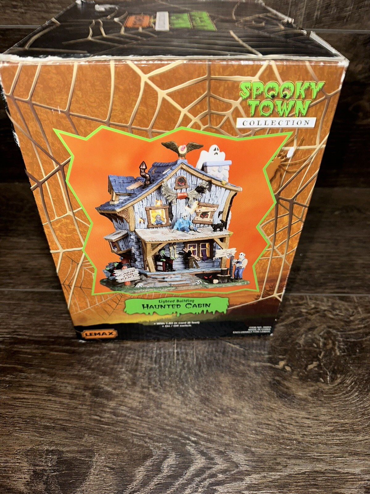 Lemax Spooky Town Haunted Cabin 2010 Limited Edition With Box Rare WORKS