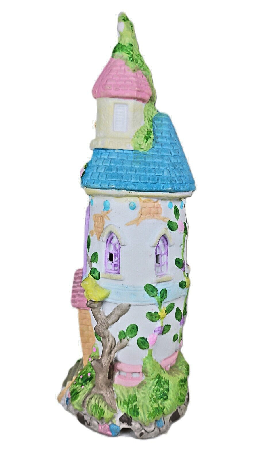 Vintage 1995 Hand-Painted Porcelain Church by Cottontale Cottages | Bunnies &