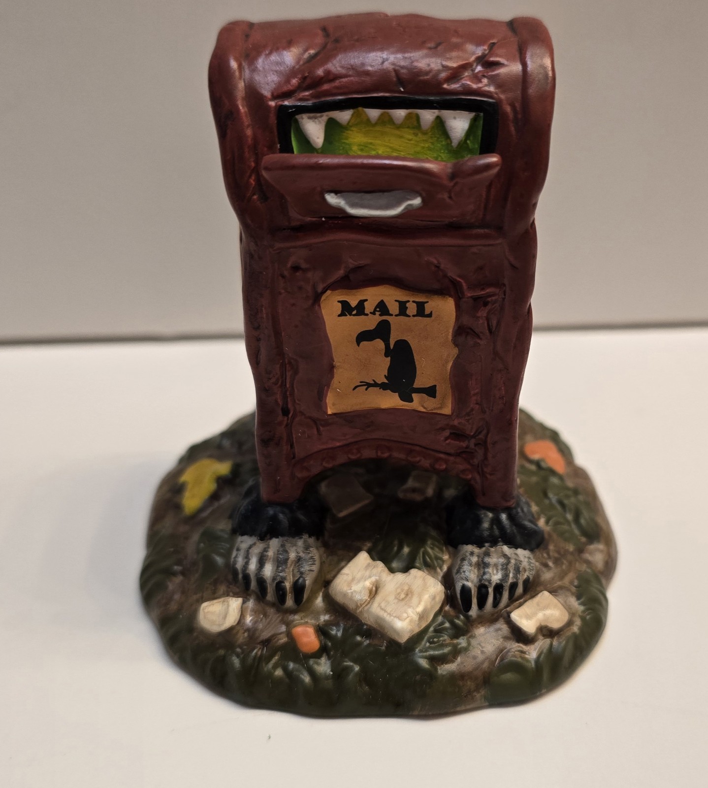 Department 56 Halloween Village Accessorie Lot of 3 Haunted Delivery Scary Signs