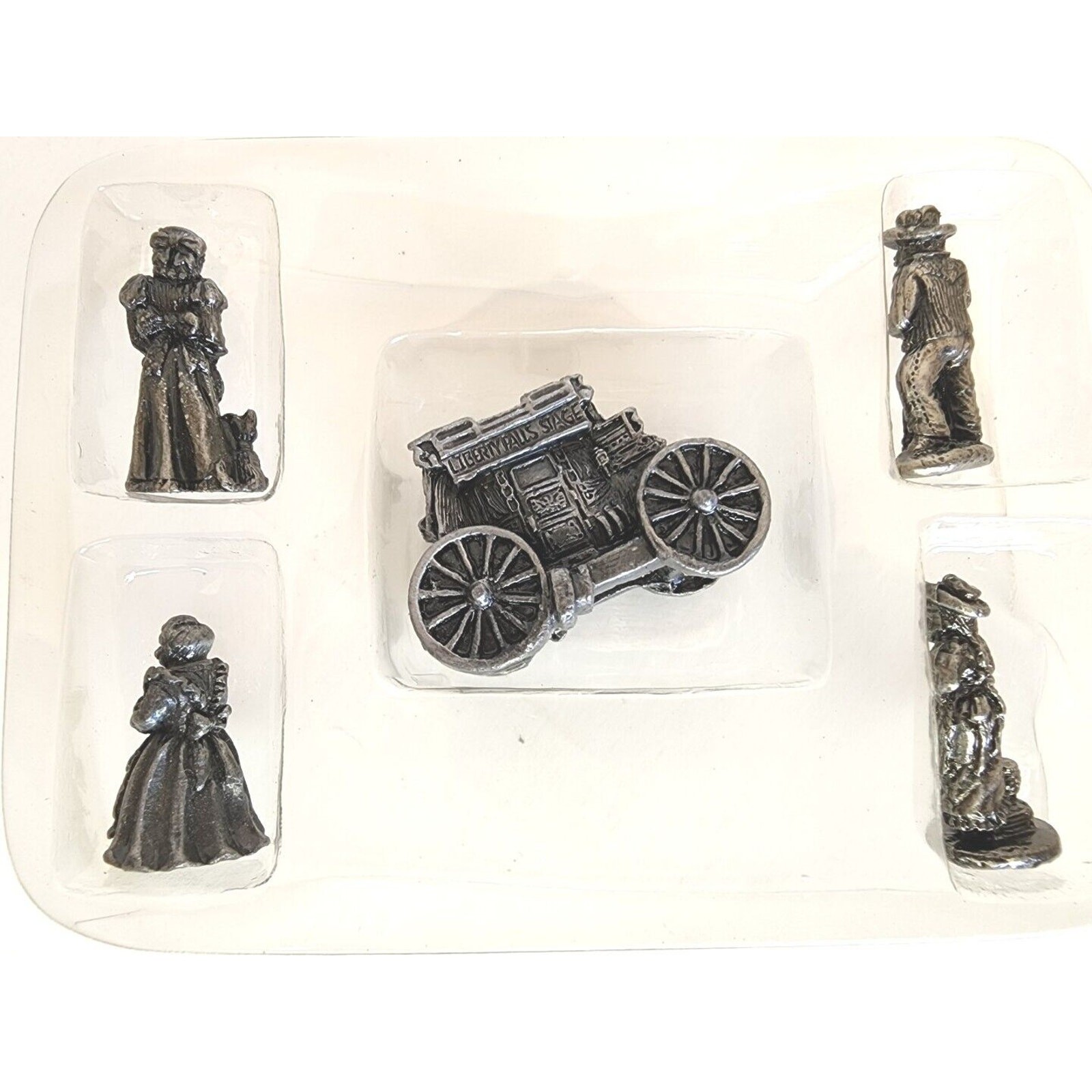 Liberty Falls Americana Collection SOLID PEWTER Miniature accessory set AH48 NIB