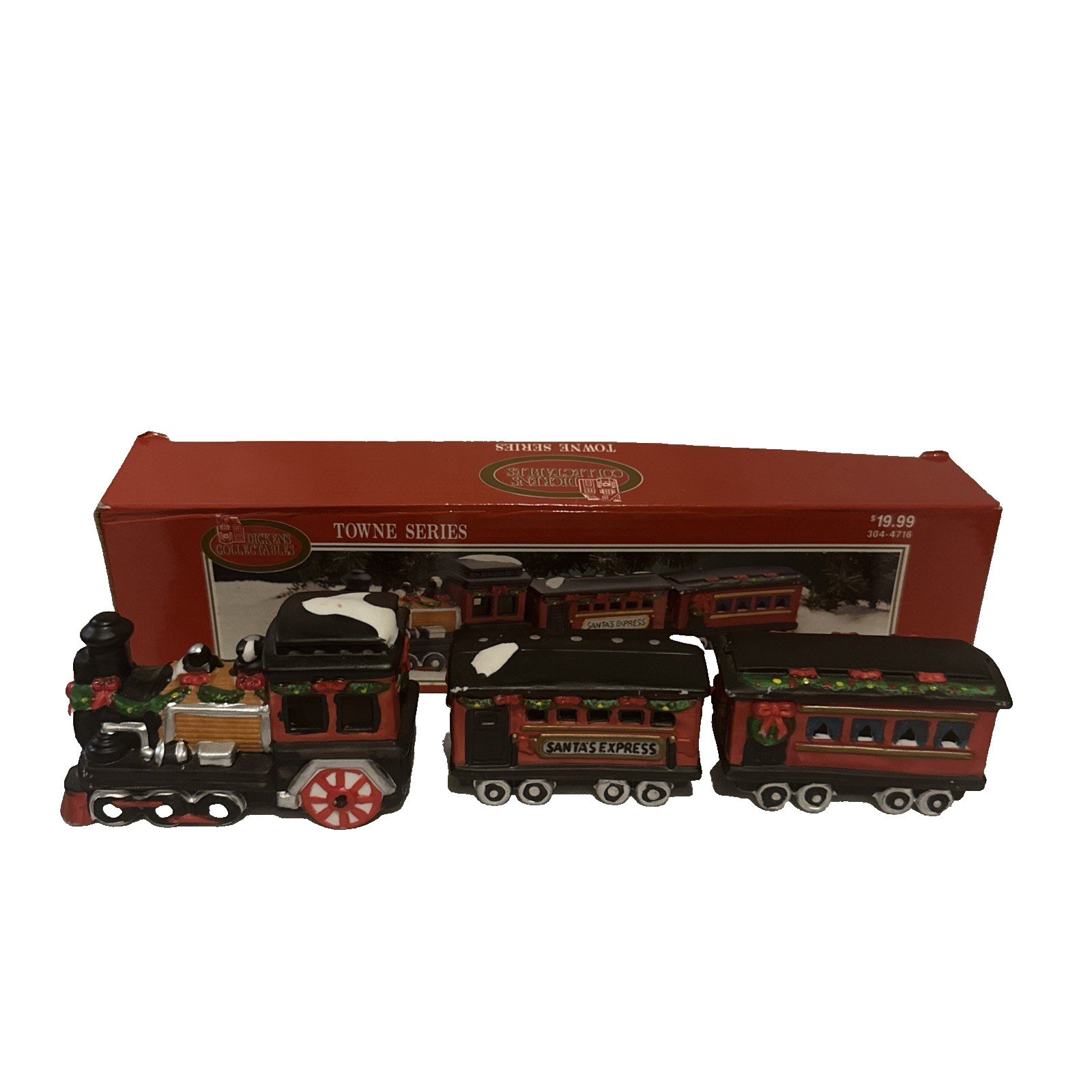 Vintage Dickens Collectibles Santa Express 3-Piece Train