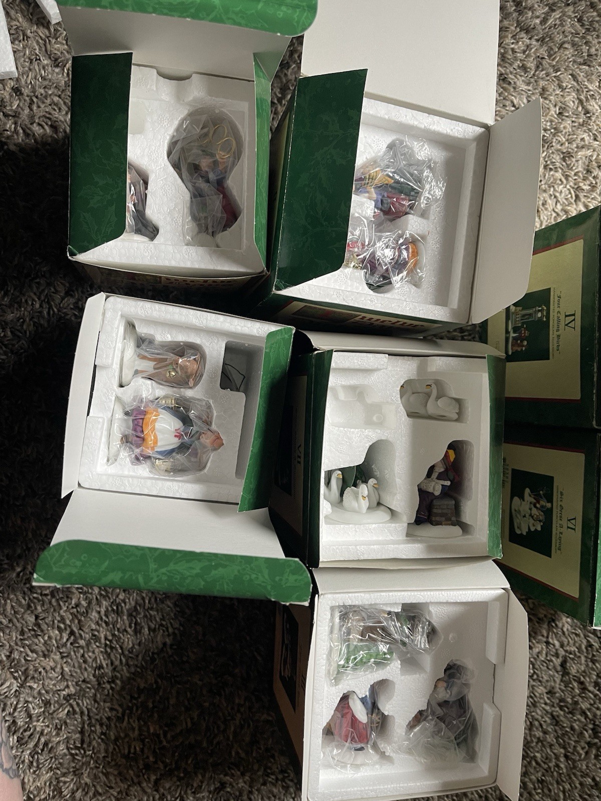 Department 56 Twelve Days of Dickens’ Village Lot of 8, #1 – #8