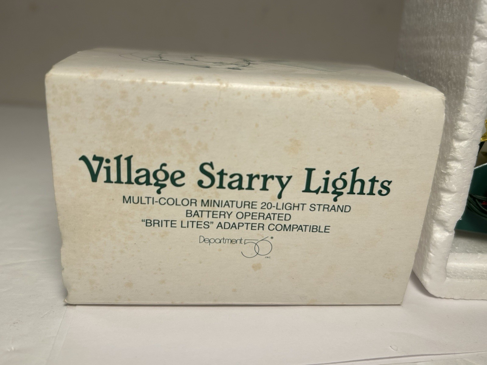 Department 56 VILLAGE STARRY LIGHTS 20 Multicolor Mini Lights #52684 Lot Of 2