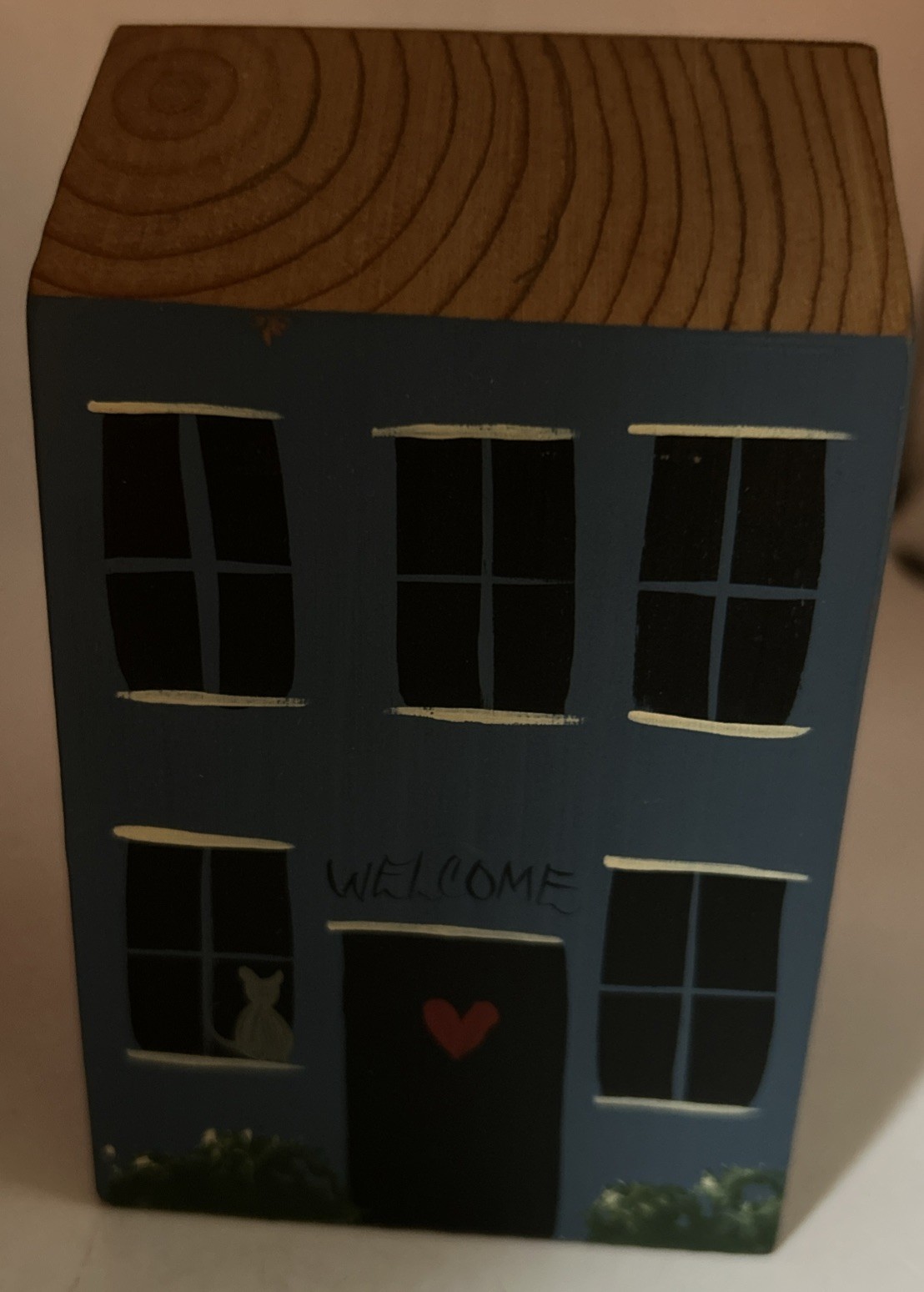 Folk art I am country creations wooden houses set of 2