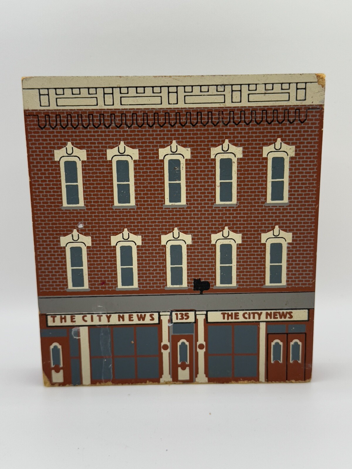 The City News ~ Series X ~ Faline Cat’s Meow 1992 Shelf Sitter Signed ‘92