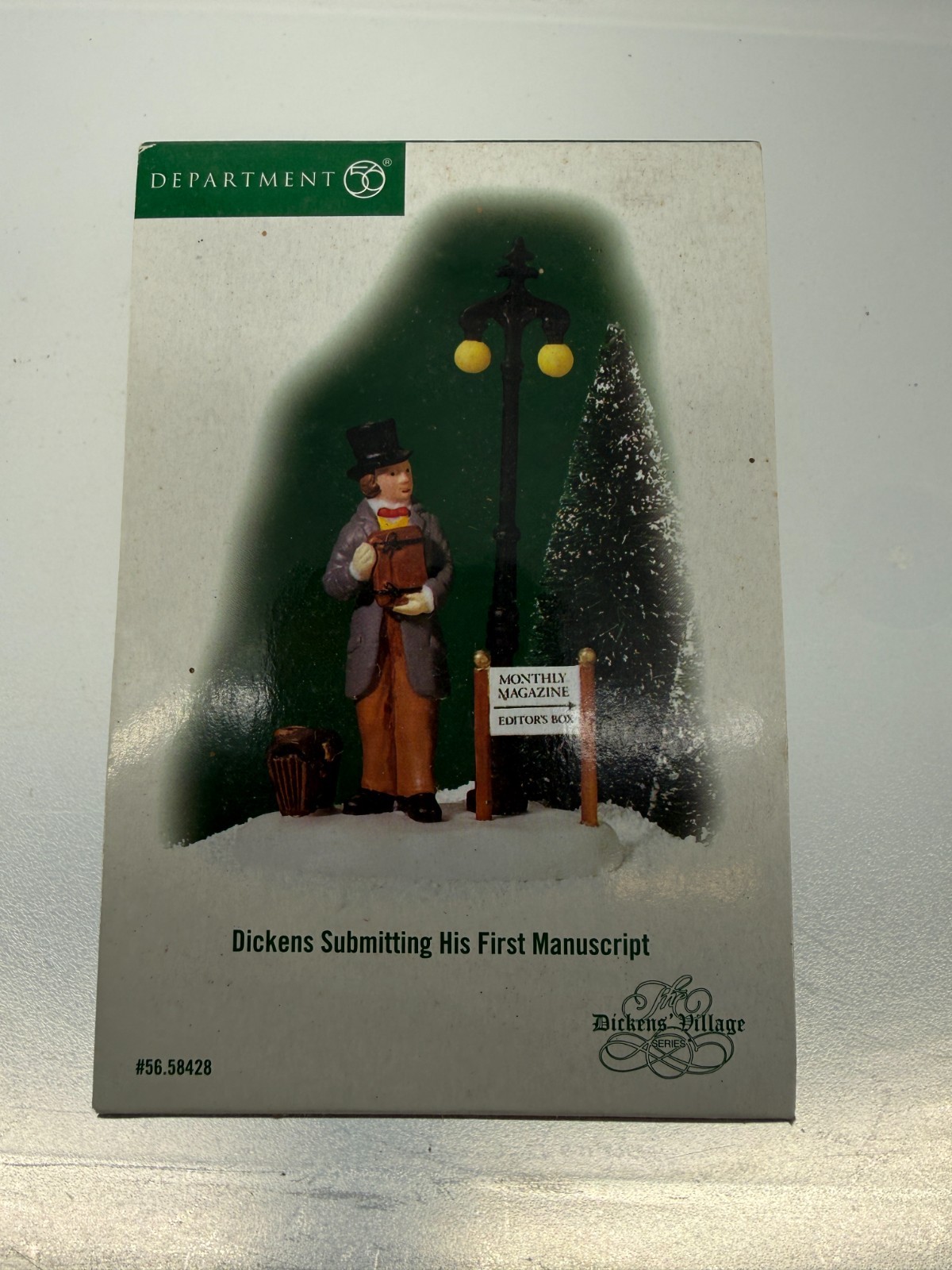 Department 56 Dickens Submitting His First Manuscript Accessory Figure 58428