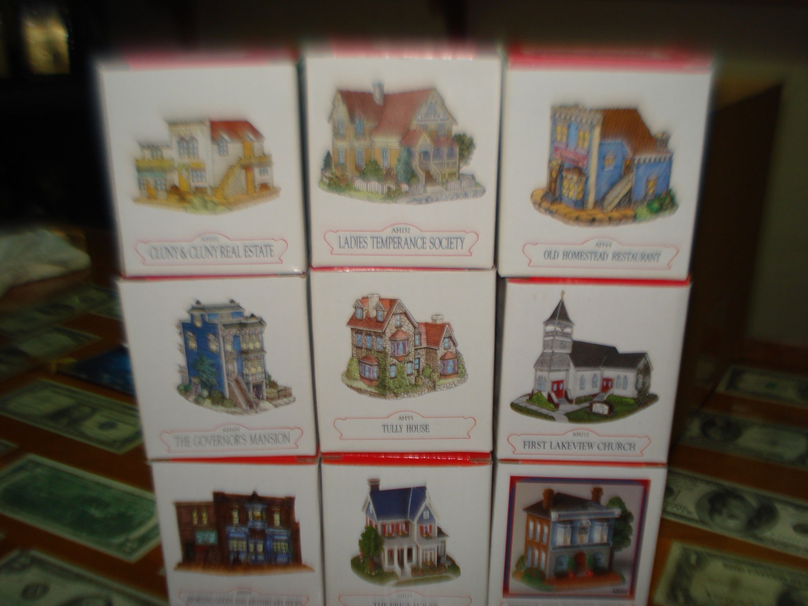 LIBERTY FALLS ~ AMERICANA COLLECTION ~ LOT #5 ~ 9 FIGURES ~ NEW IN BOX ~ LQQK
