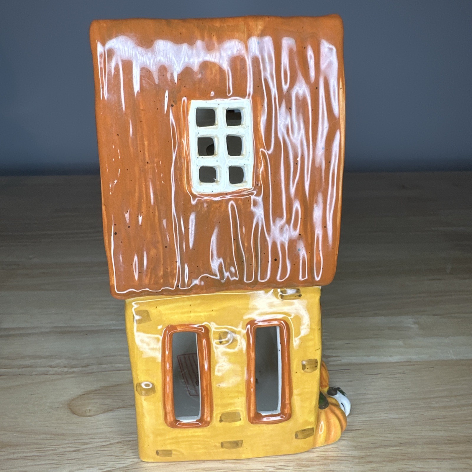 Blue Sky Clayworks Pumpkin Spice Cottage Candle House 2022 Heather Goldmic Mint