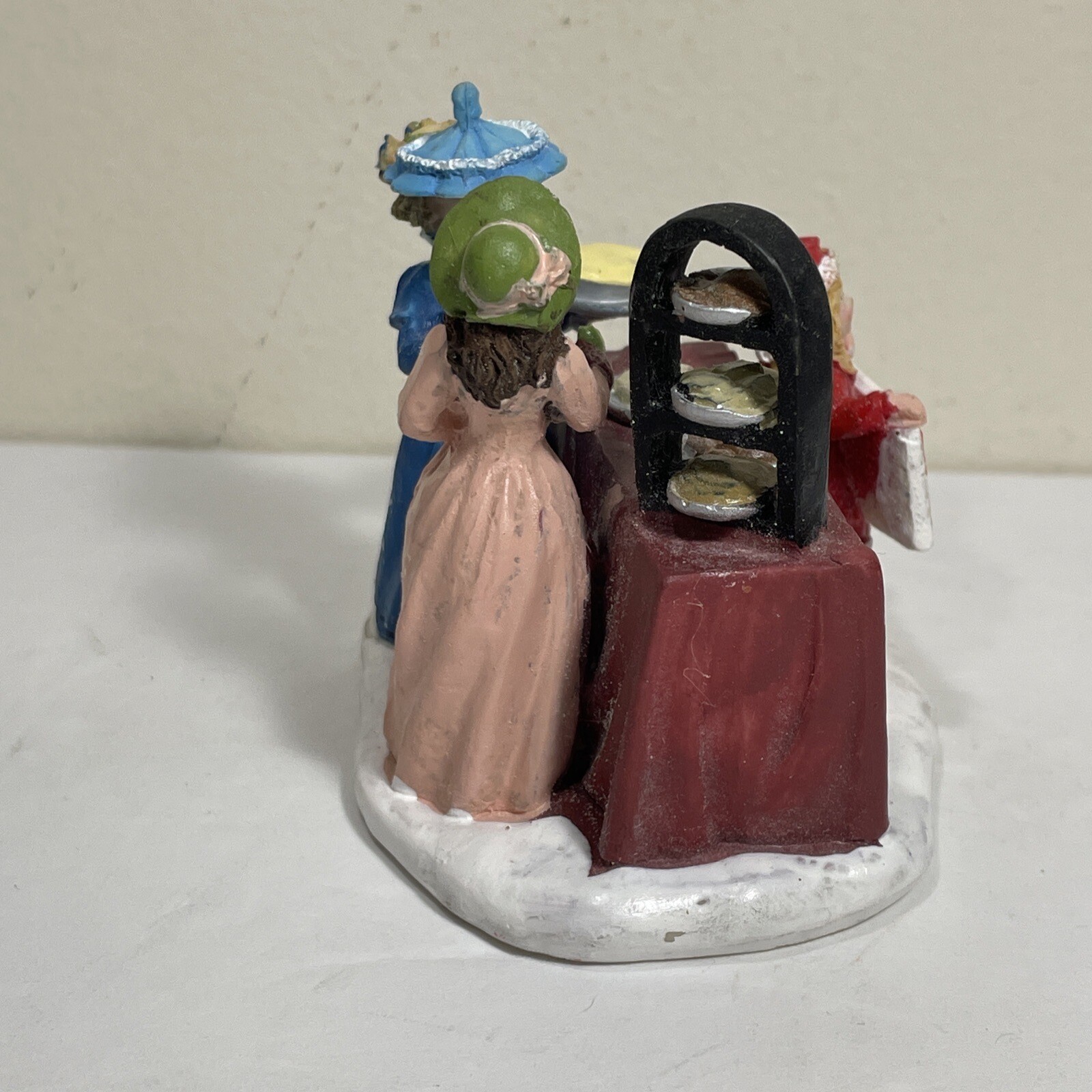 Christmas Village Bake Sale Accessories Holiday Cake and Pie Table Ladies / Girl