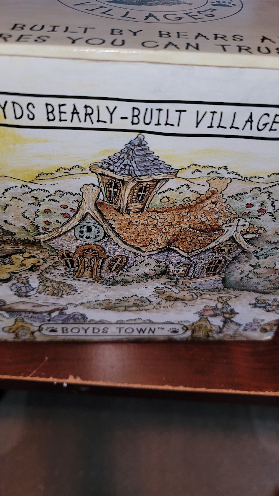 Boyds Town Depot Bearsylvania Station Premiere Edition Villages COA Box 19018