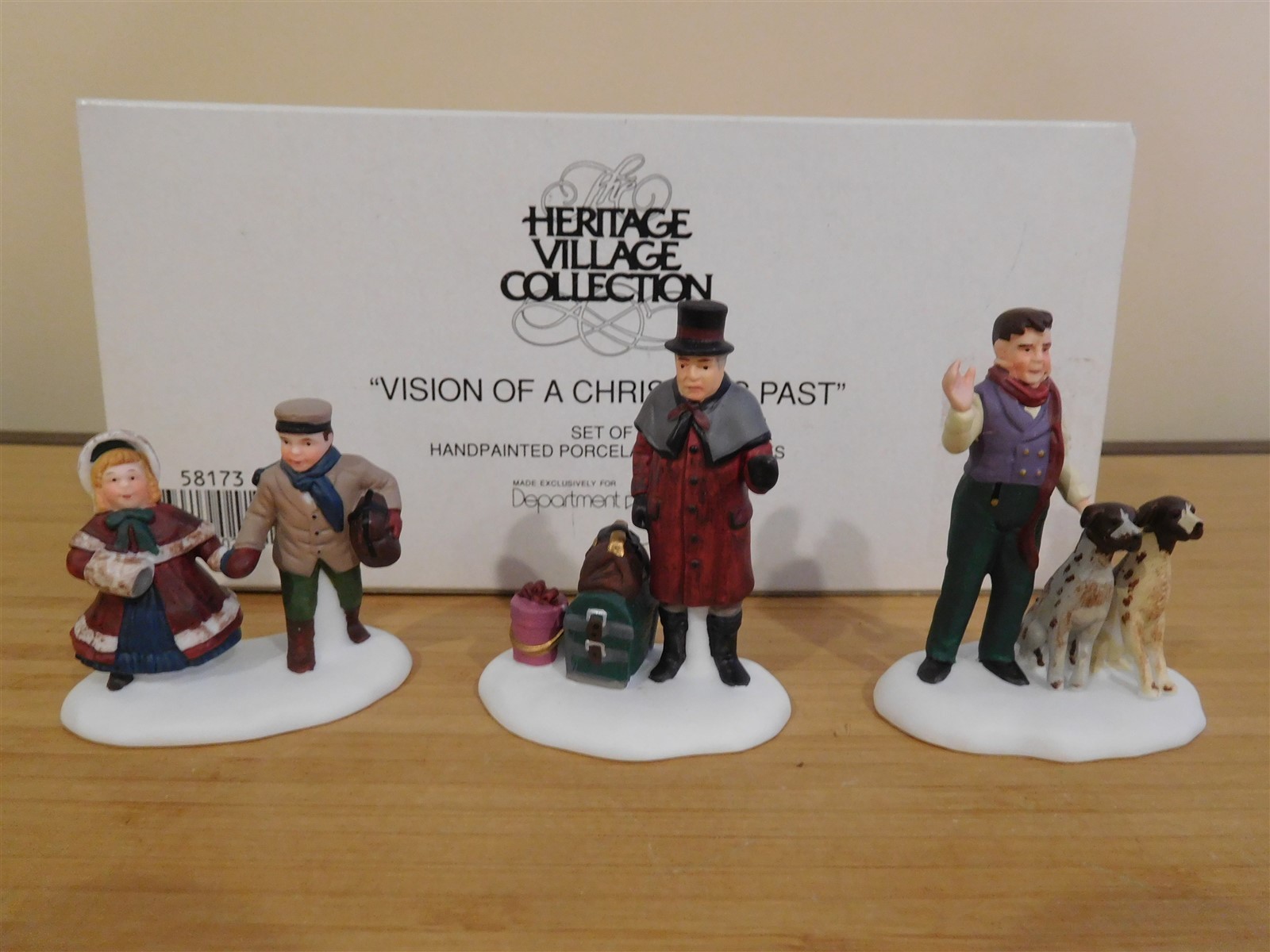 Dept 56 Dickens Village – Vision of a Christmas Past – Set of 3 – #56.58173