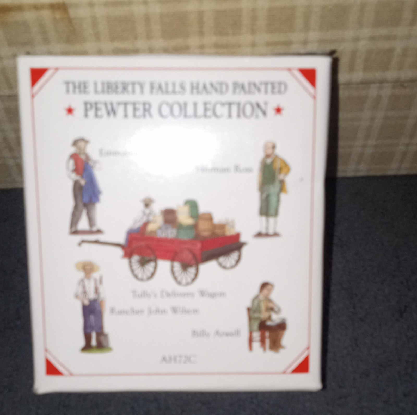 Liberty Falls Dawson’s Livery & Feed Stable 1998 Pewter Hand Painted Gold Rush