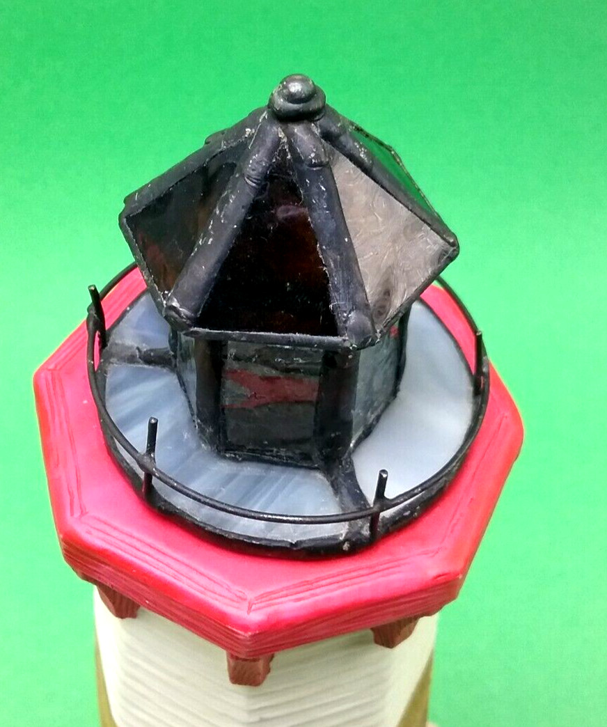 1998 Seasonal Specialties Co. Lighted Christmas Village LightHouse 10.5″ Ceramic