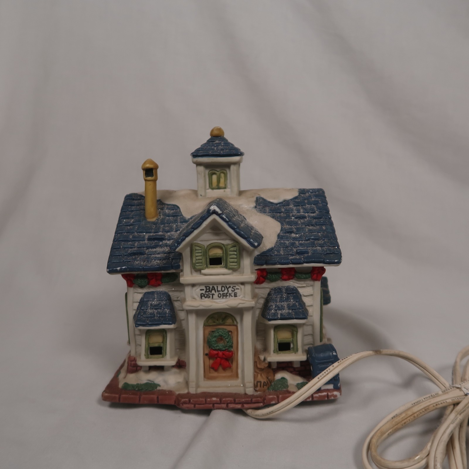 SantaKins Village “Baldy’s Post Office” A Sants’s Best Limited-Edition Porcelain