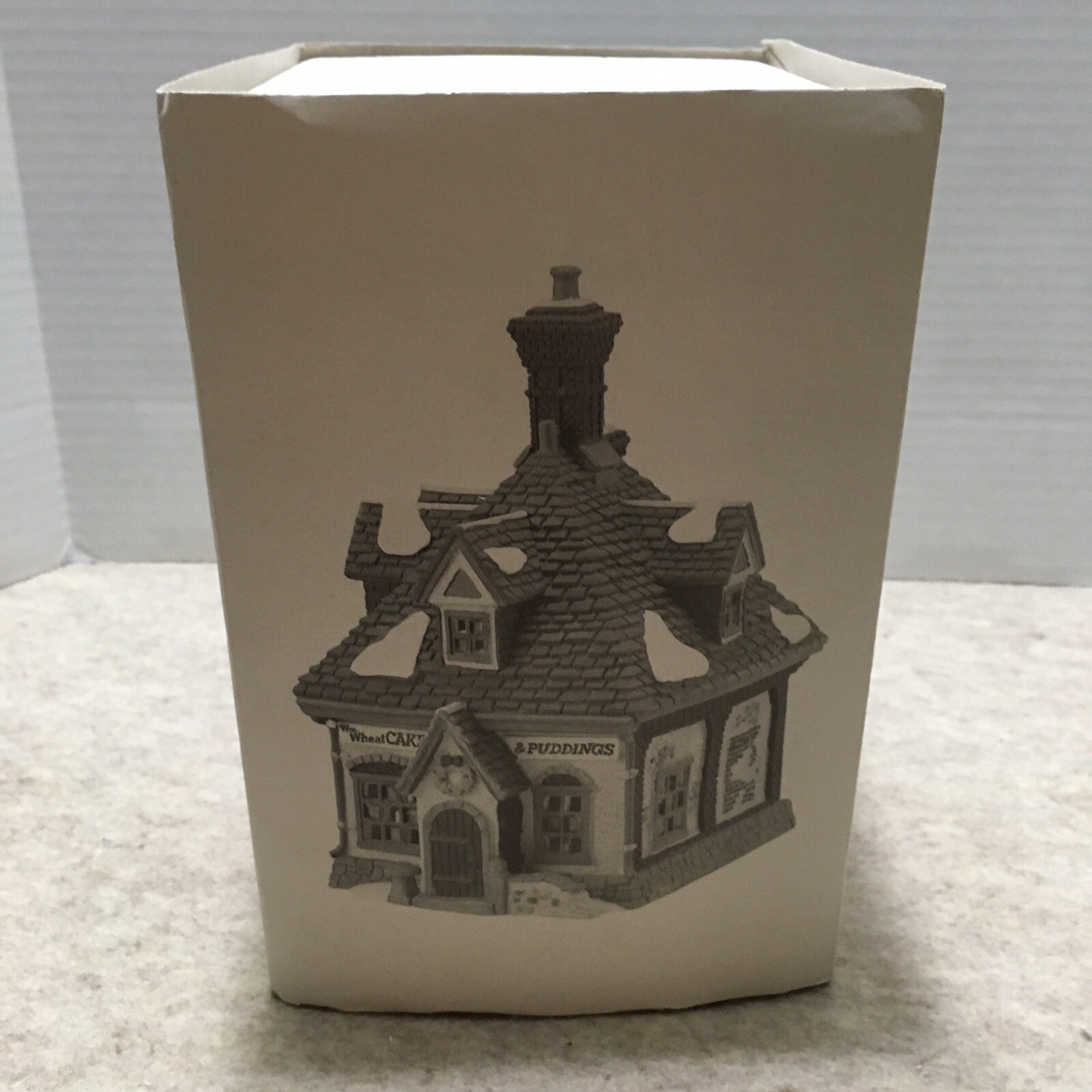Dept 56 Dickens Village “Retired 1993” WM. Wheat Cakes & Puddings #5808-4