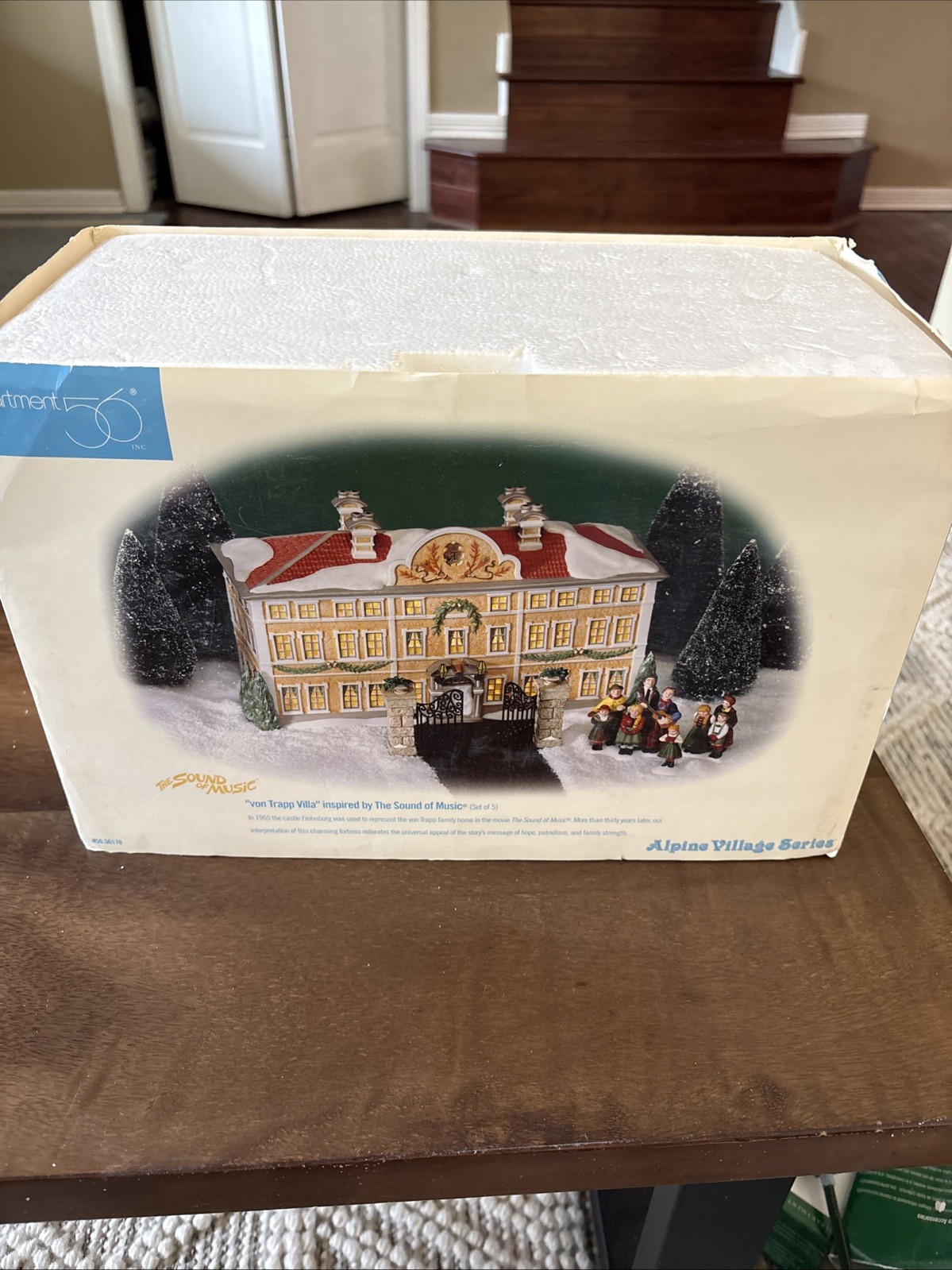 Department 56 Von Trapp Villa “Sound of Music” Alpine Village Series READ