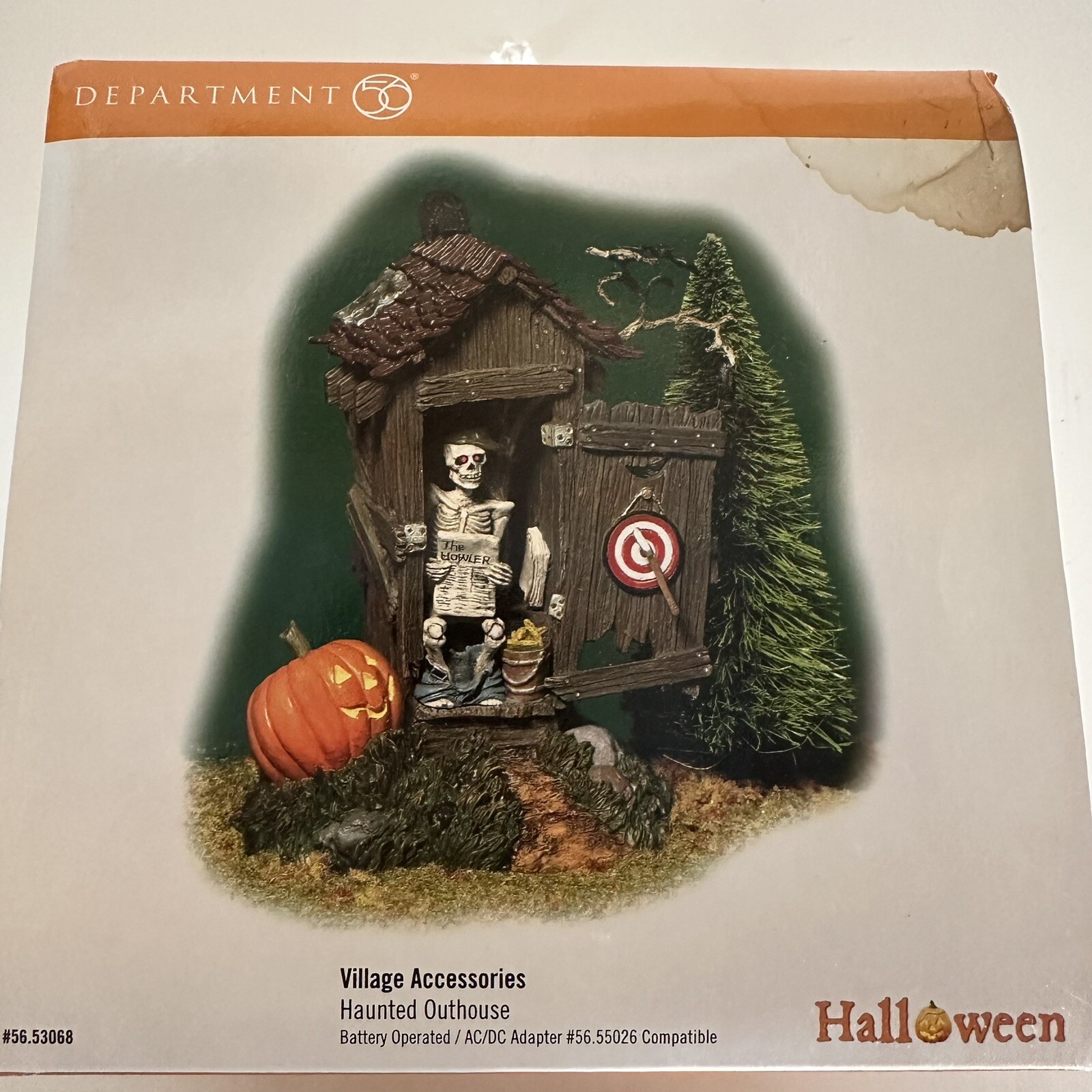 Department 56. Halloween. Accessories. Haunted Outhouse. See Desc.