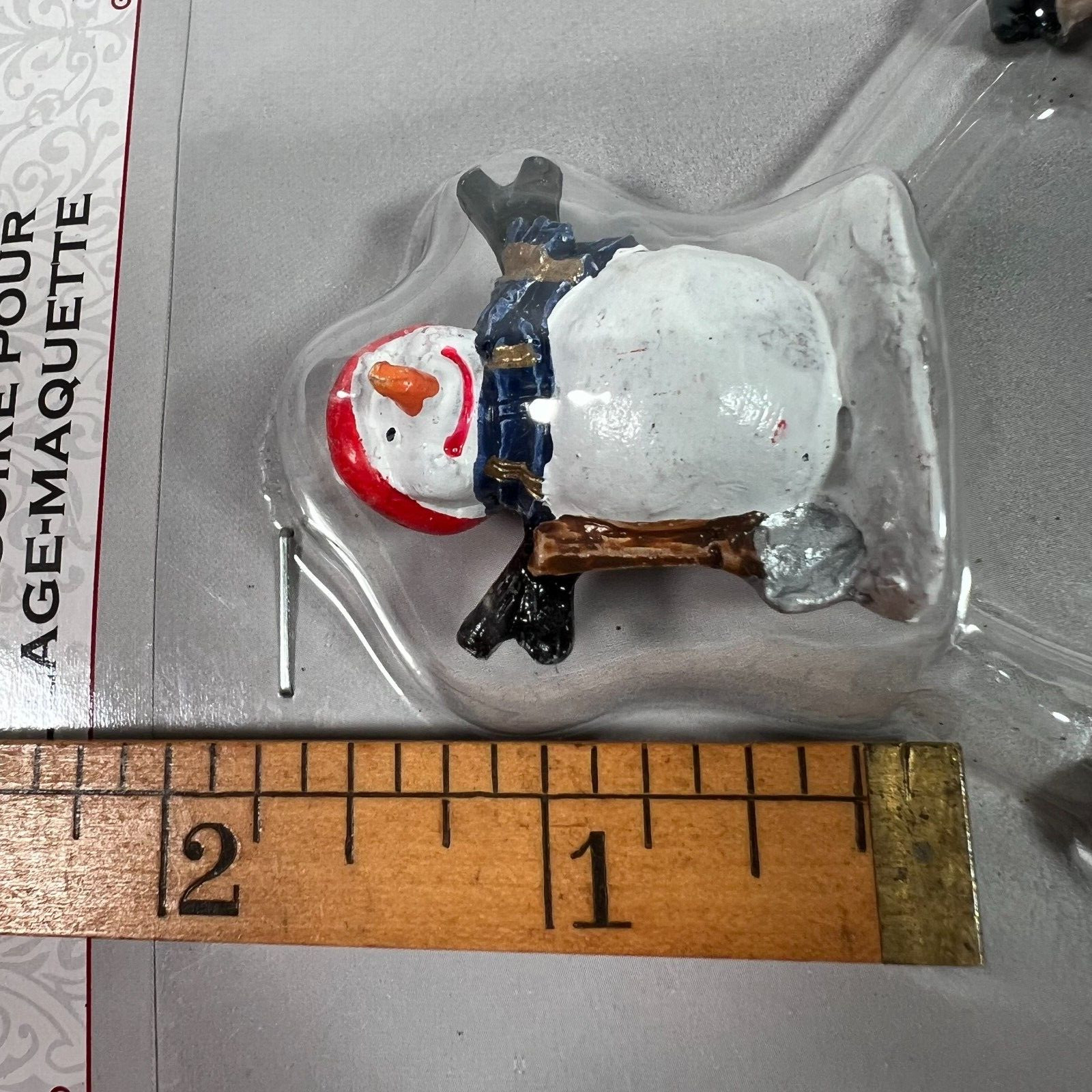 Snowman Carolers Christmas Village Cobblestone Corners Village Accessories