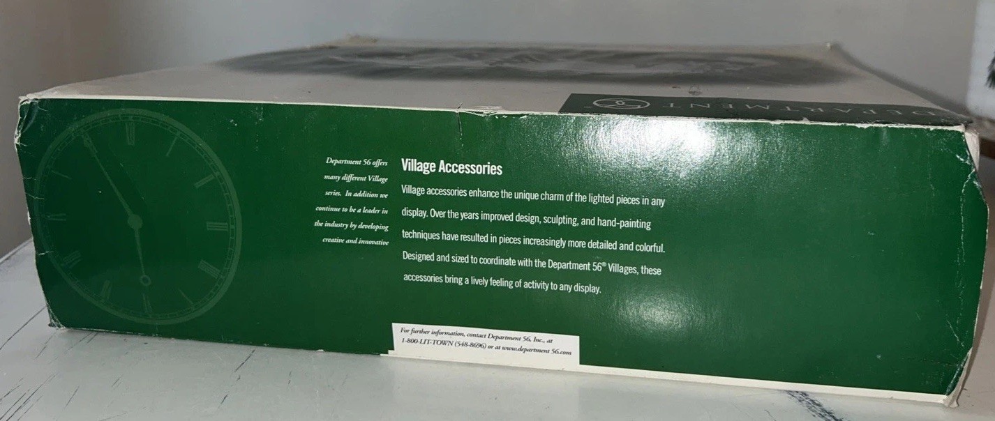 Dept 56 Craggy Cliff Platform #56.52794 Village Accessories NIB Retired Trees